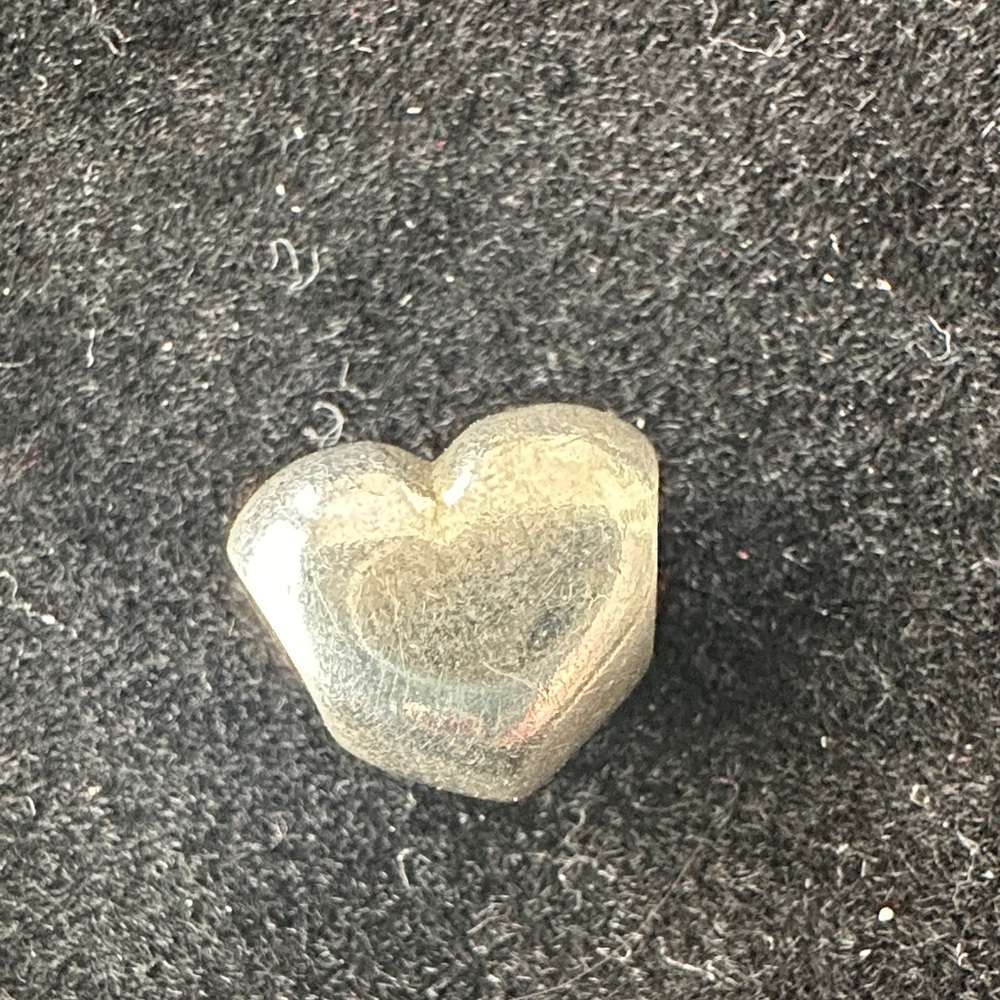 Authentic PANDORA ALE 925 Sterling Silver Smooth Puffy Heart Charm # (TDW029114)